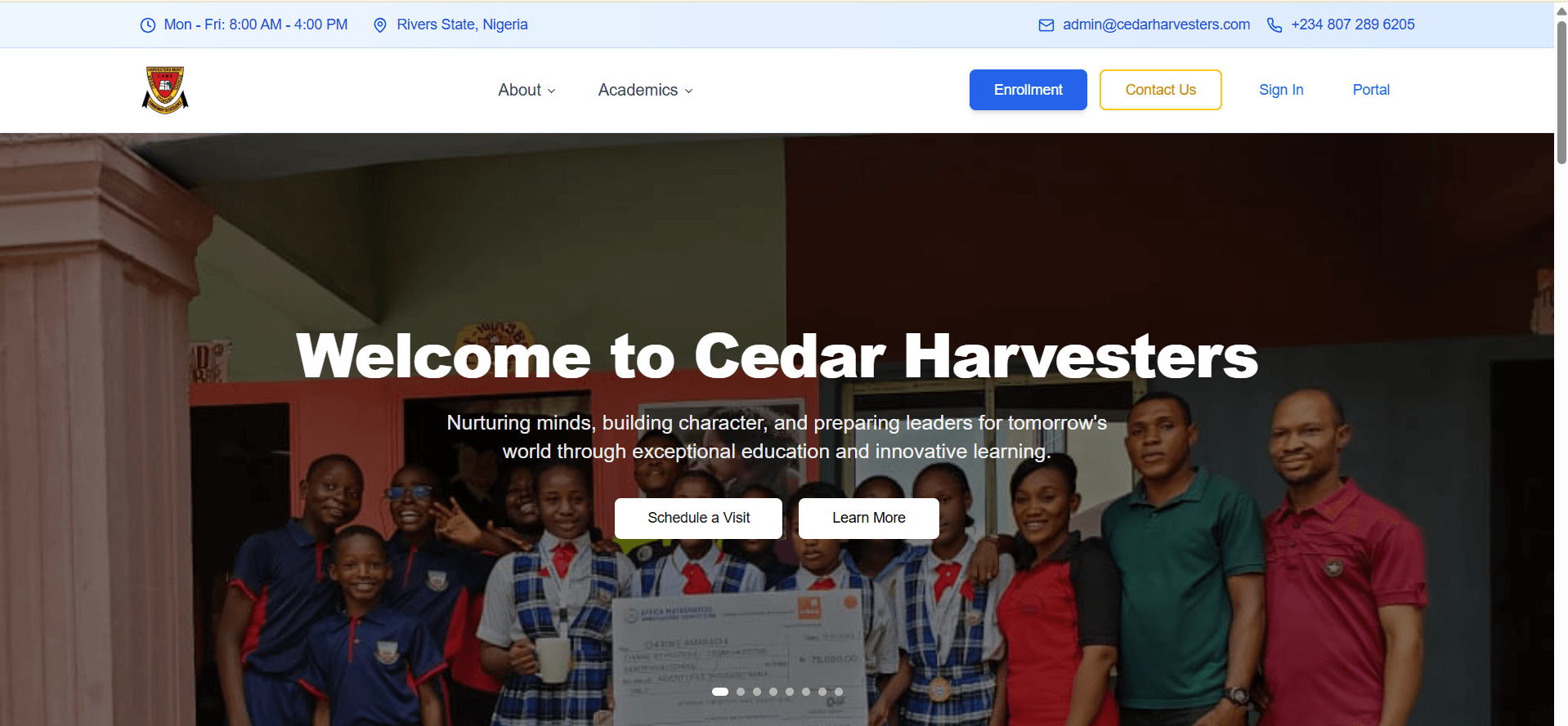 Cedar Harvesters School