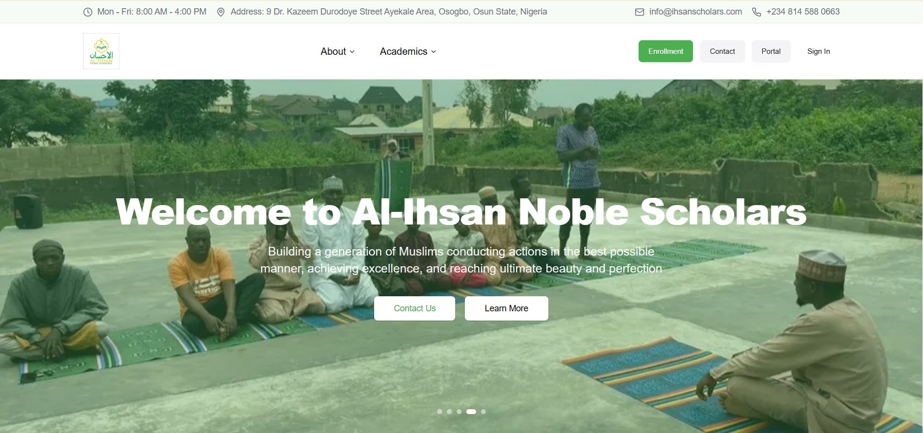 Al-Ihsan Noble Scholars